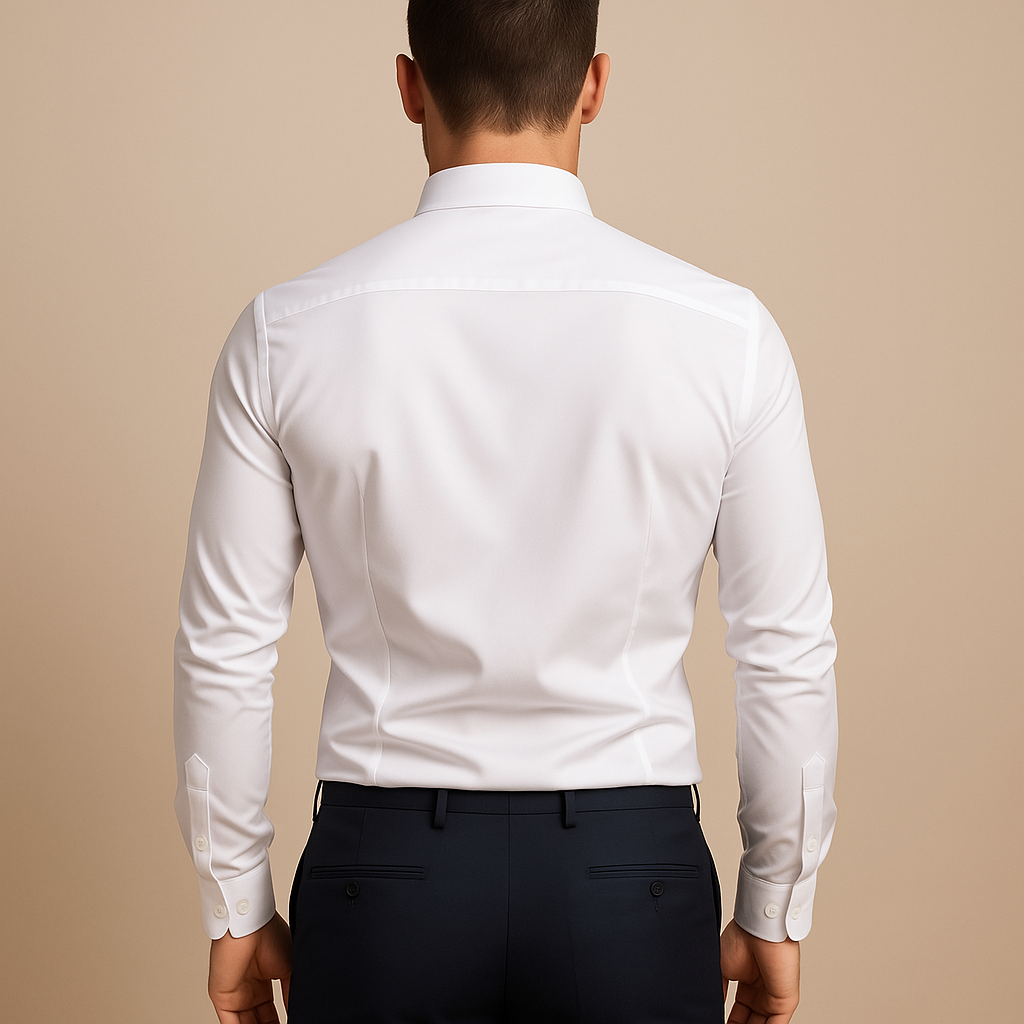 Chemise pour homme | Haut classique à manches longues ajusté