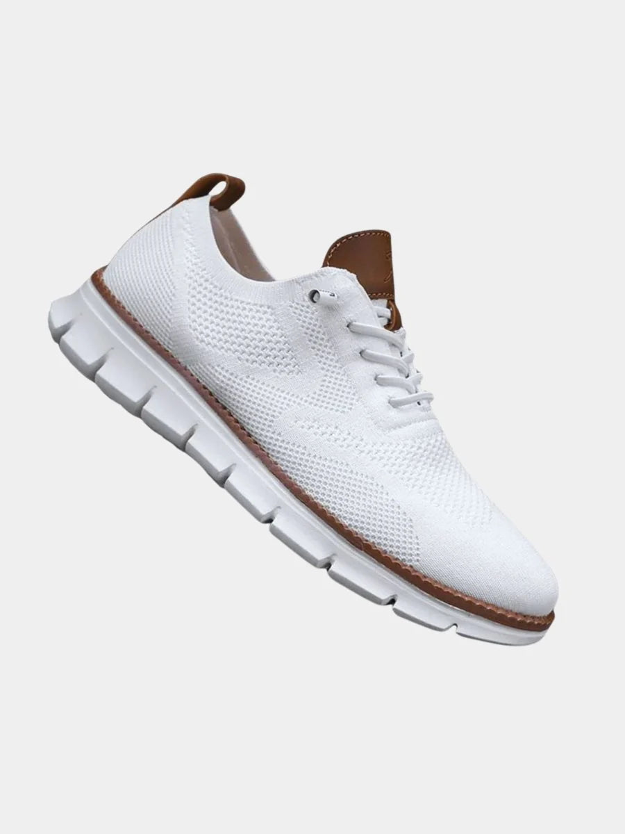 Caleo Chaussure de marche homme | Cuir Orthopédique, Soutien de la Voûte Plantaire 1