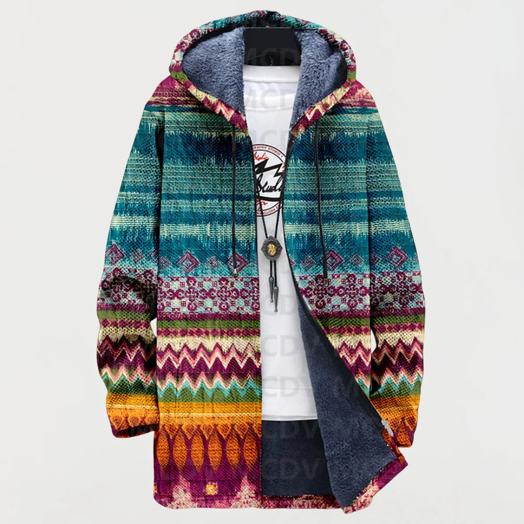 Cardigan avec Motif Ethnique 0