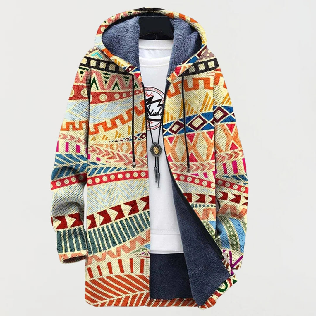 Cardigan avec motif ethnique Fusion 0