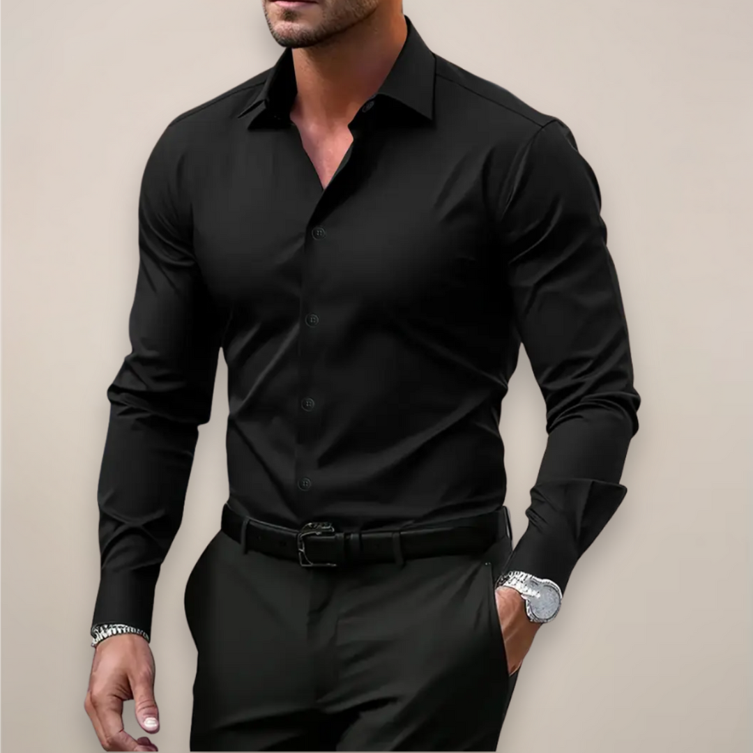 Céleste Chemise | Col Cranté Classique, Style Polyvalent 5