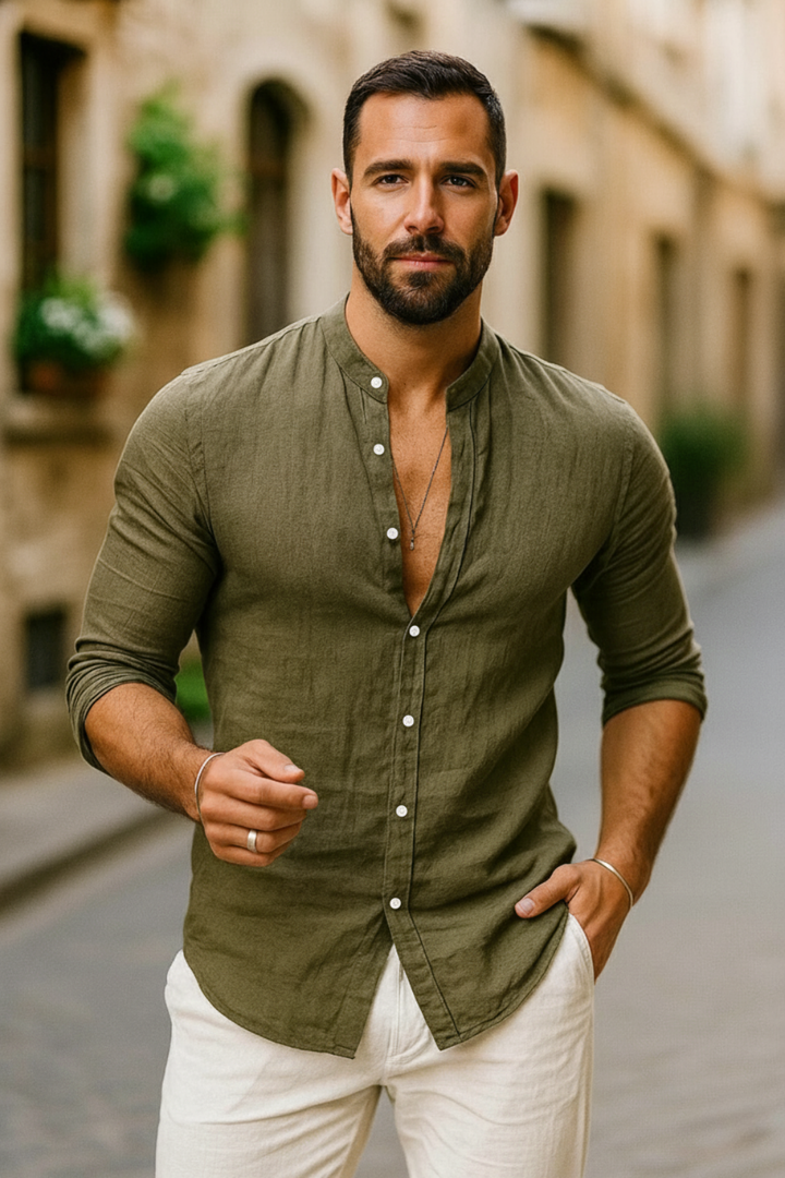 Céleste Chemise | Manches 3/4, Coupe Décontractée 0