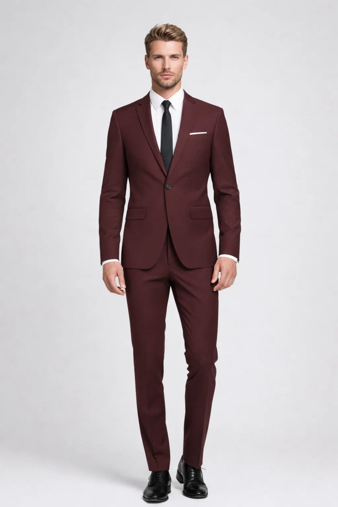 Céleste Costume Homme | Coupe Ajustée, Élégant 1