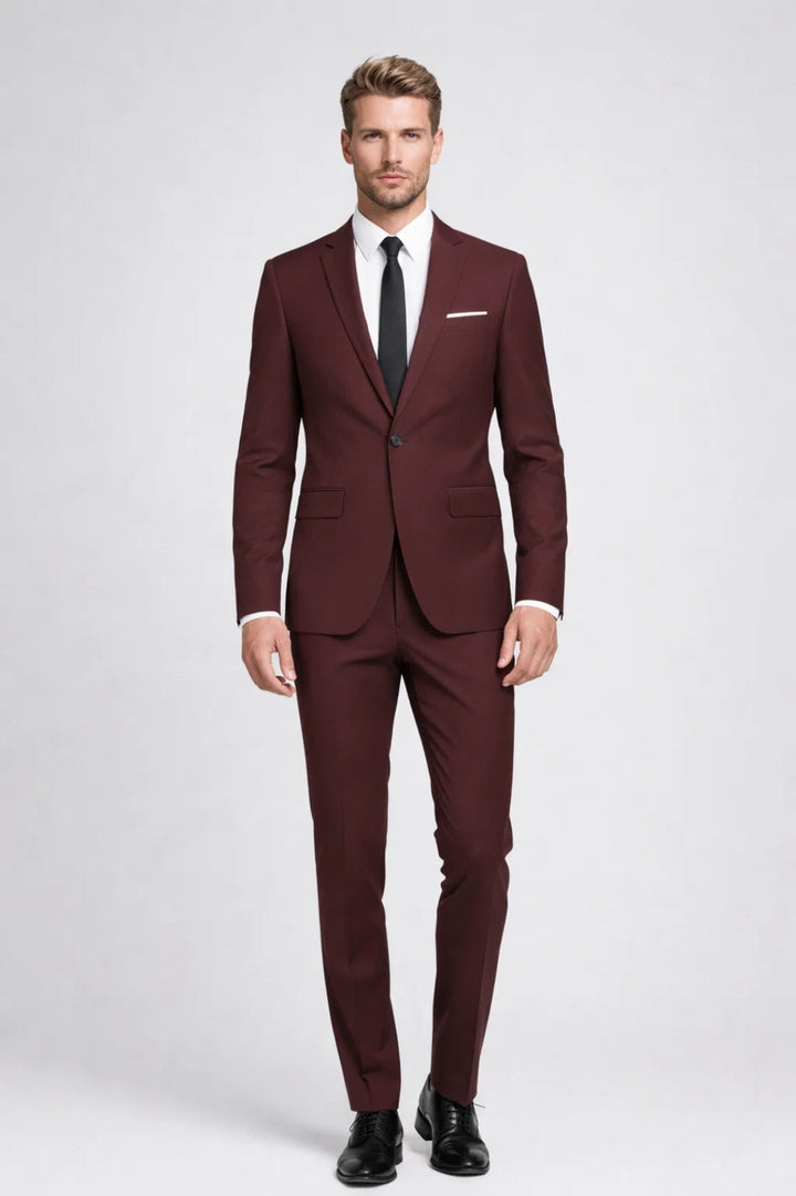 Céleste Costume Homme | Coupe Ajustée, Élégant 1