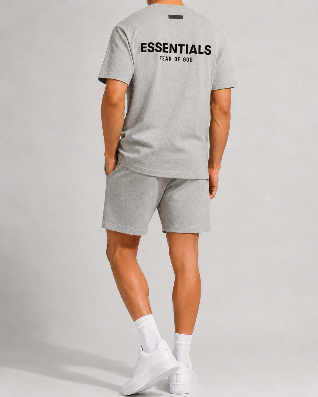 Ensemble T-shirt et short assortis pour hommes | Tenue deux pièces