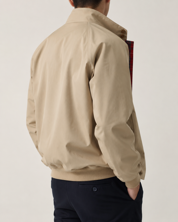 Blouson Homme Col Montant Fermeture Zippée Poches Latérales – Prosper