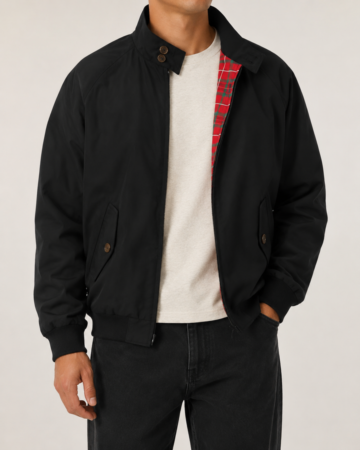 Blouson Homme Col Montant Fermeture Zippée Poches Latérales – Prosper
