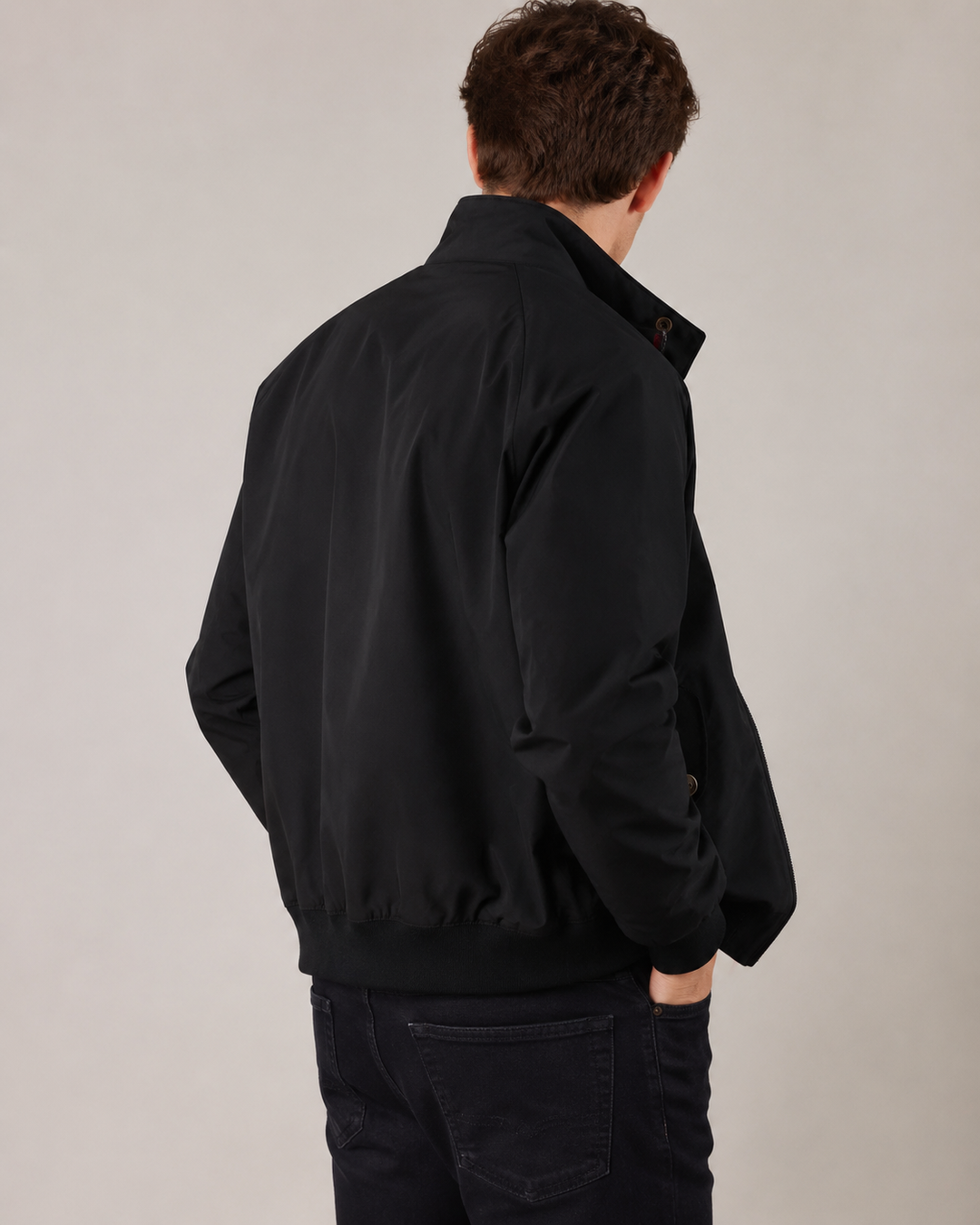 Blouson Homme Col Montant Fermeture Zippée Poches Latérales – Prosper