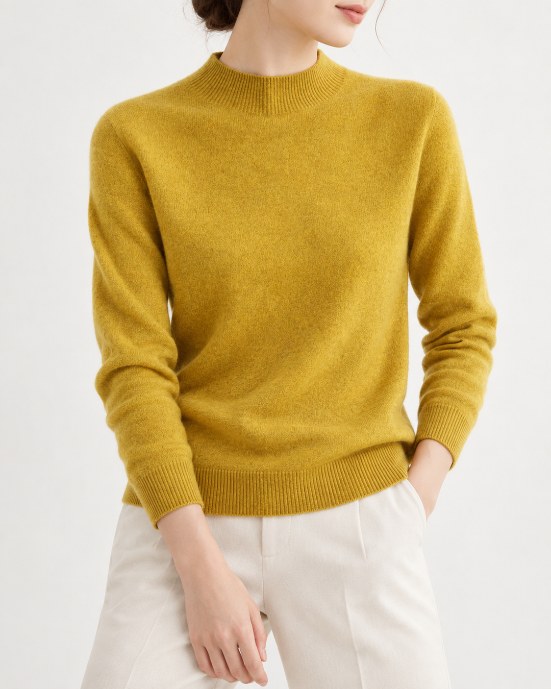Pull Femme Col Rond Maille Douce Coupe Ample – Carine