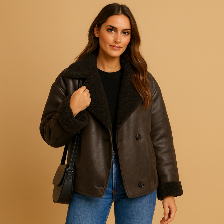 Veste courte pour femme | Veste chaude style moderne pour l’hiver