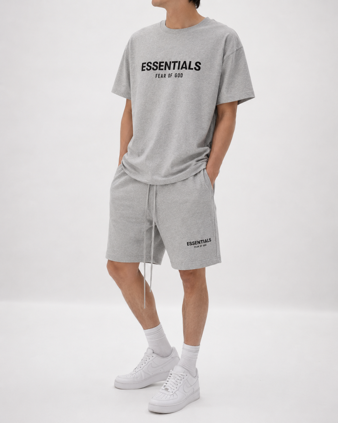 Ensemble T-shirt et short assortis pour hommes | Tenue deux pièces