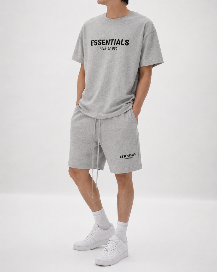 Ensemble T-shirt et short assortis pour hommes | Tenue deux pièces