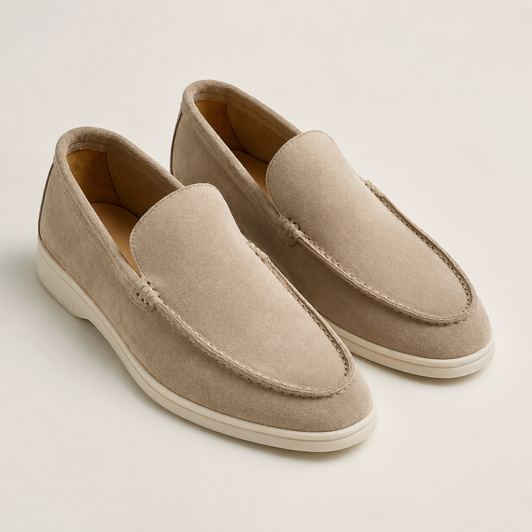 Mocassins homme à enfiler bout arrondi | Confort quotidien