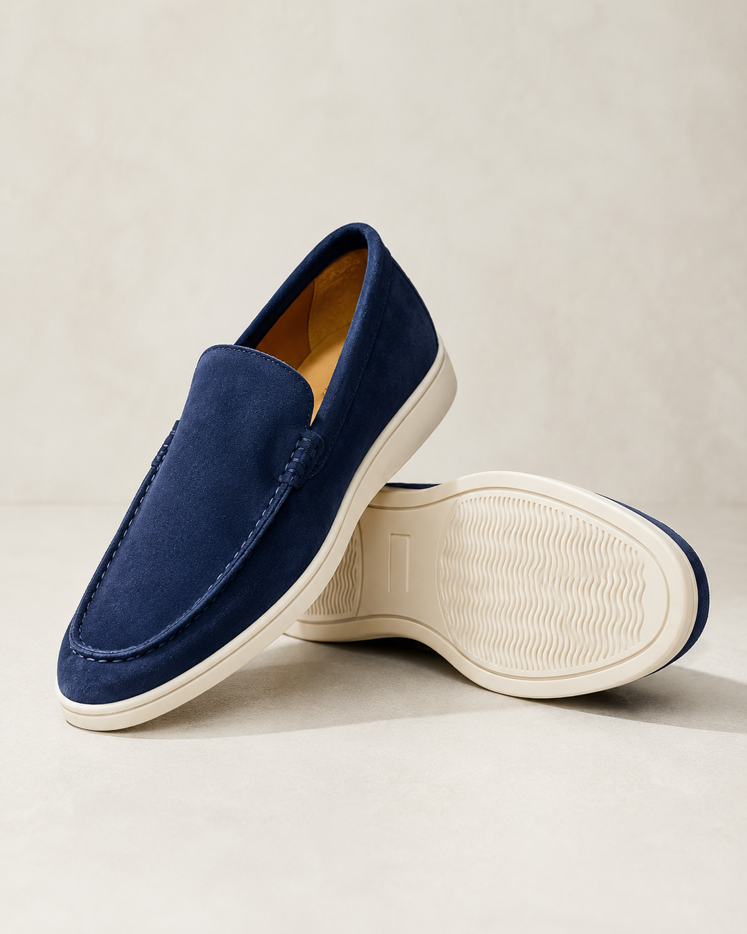 Mocassins homme à enfiler bout arrondi | Confort quotidien