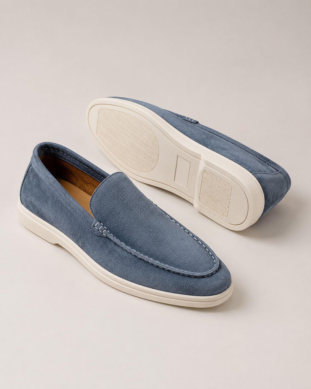 Mocassins homme à enfiler bout arrondi | Confort quotidien