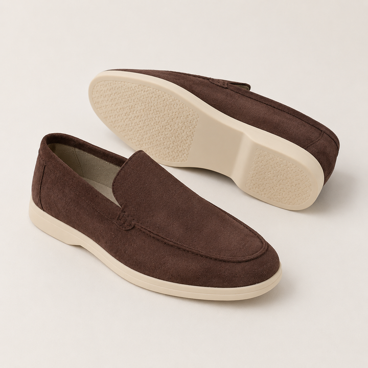 Mocassins homme a enfiler usage quotidien bureau semelle plate