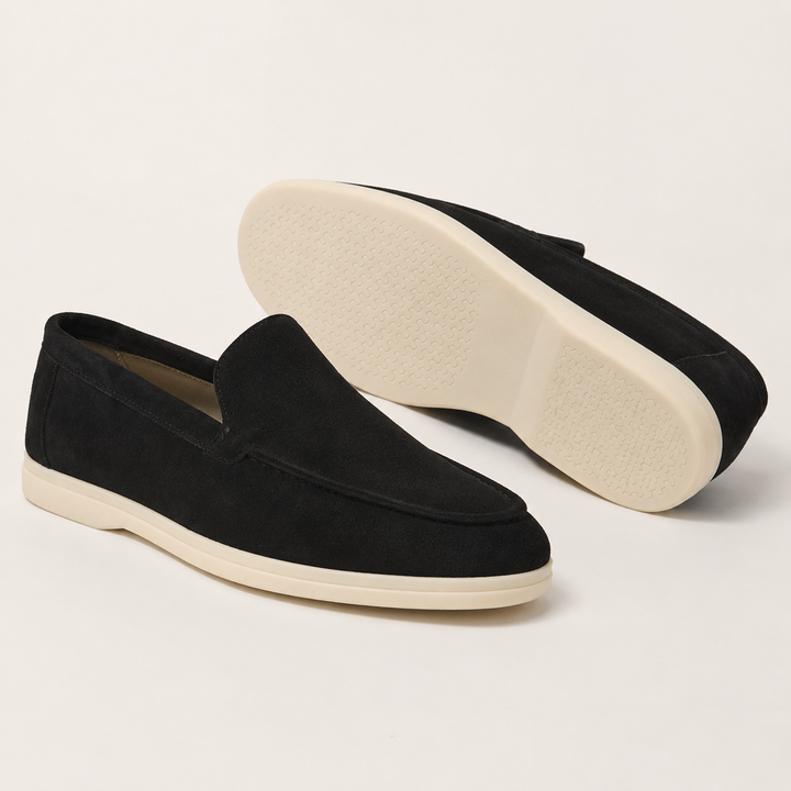 Mocassins homme a enfiler usage quotidien bureau semelle plate