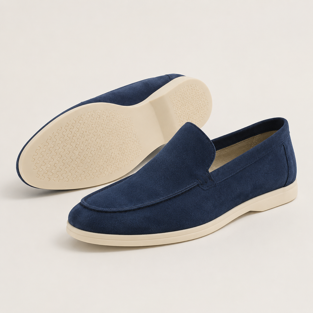 Mocassins homme a enfiler usage quotidien bureau semelle plate