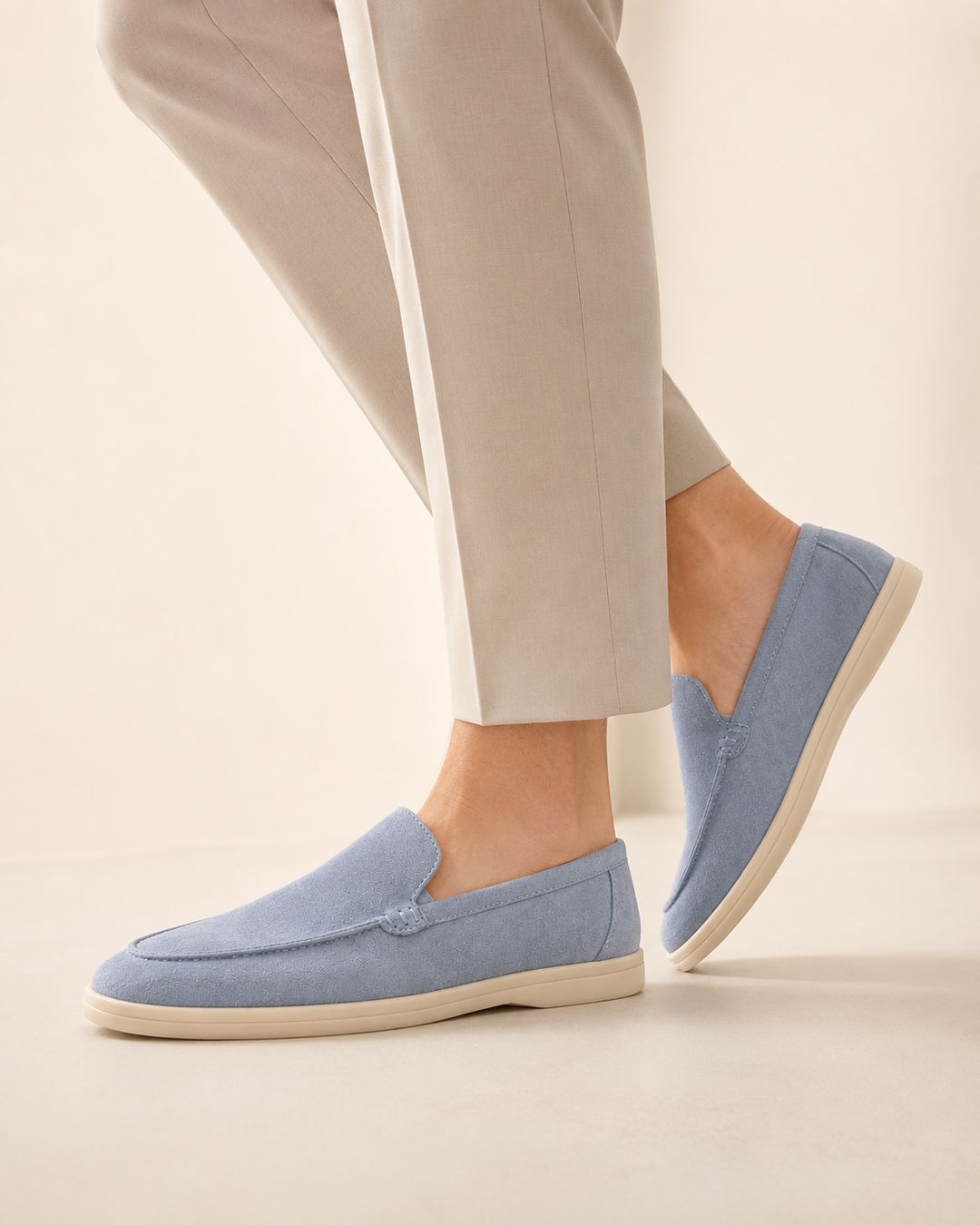 Mocassins homme a enfiler usage quotidien bureau semelle plate