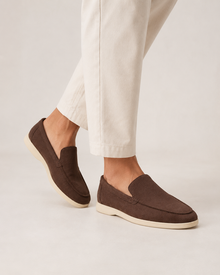 Mocassins homme a enfiler usage quotidien bureau semelle plate