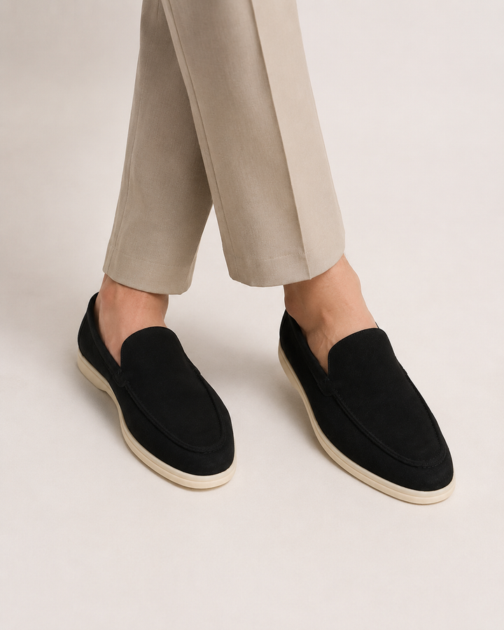 Mocassins homme a enfiler usage quotidien bureau semelle plate
