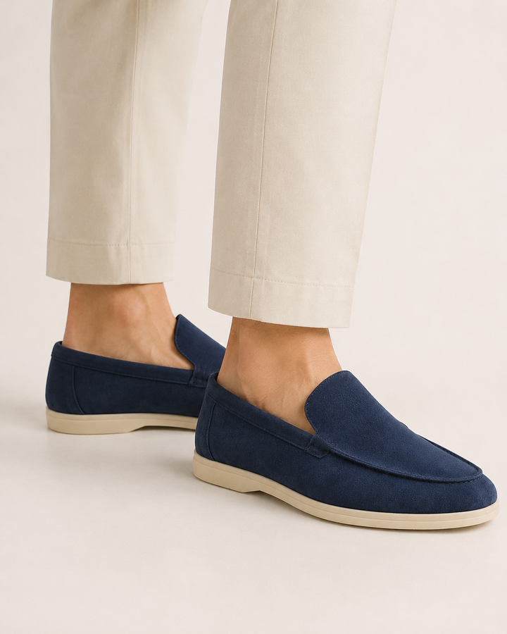 Mocassins homme a enfiler usage quotidien bureau semelle plate