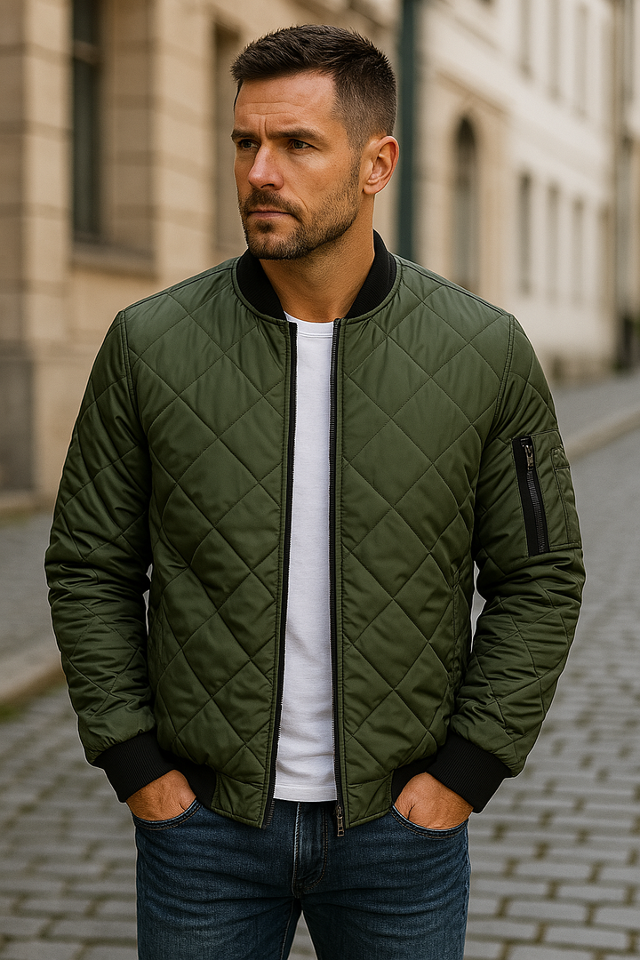 Maxime | Veste matelassée en losanges pour un style sans effort