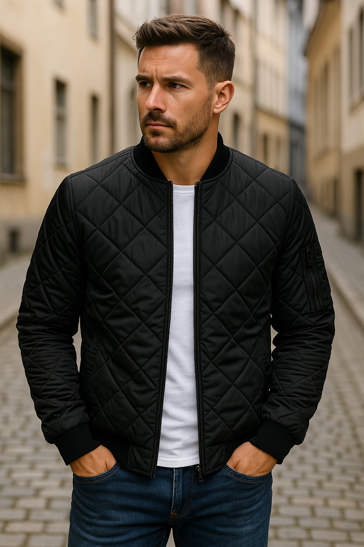 Maxime | Veste matelassée en losanges pour un style sans effort