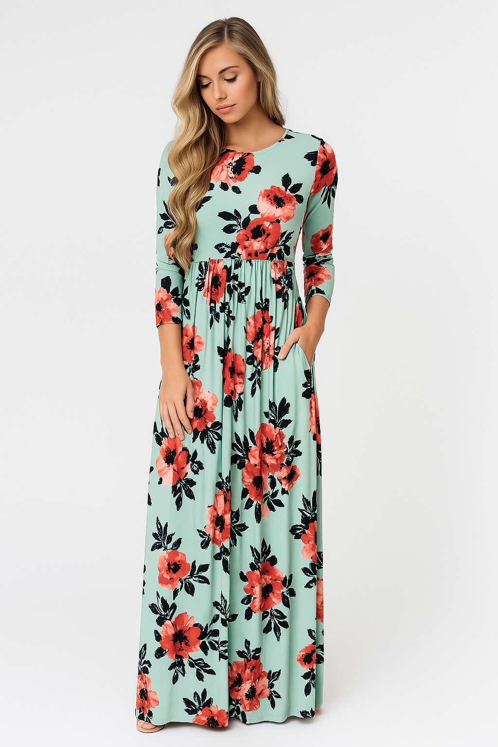 Madeline - Robe Maxi Fleurs