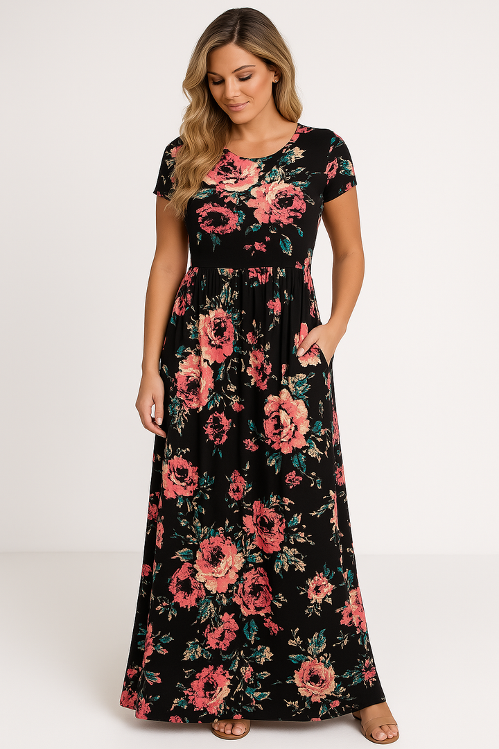 Weslie - Robe Maxi Fleurie