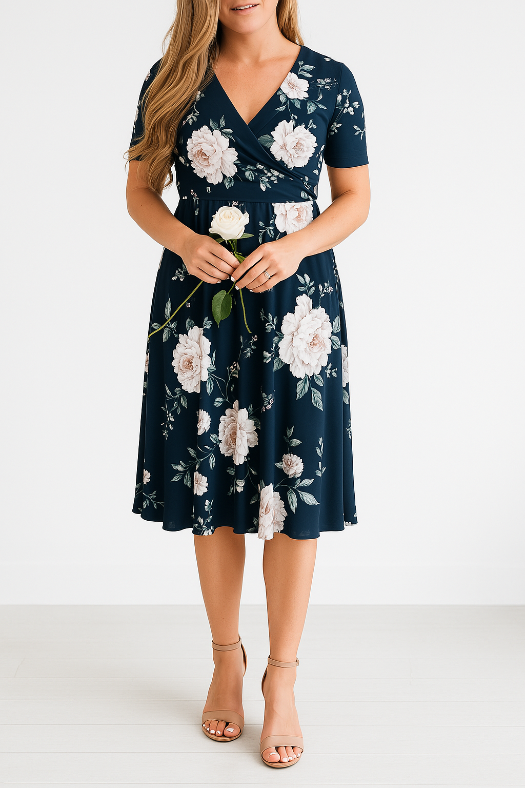 Charleston - Robe Midi Fleurie