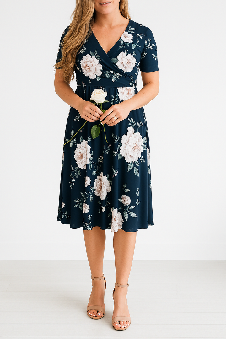 Charleston - Robe Midi Fleurie