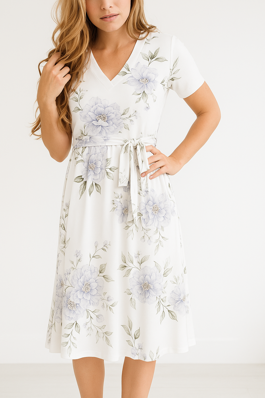 Charleston - Robe Midi Fleurie