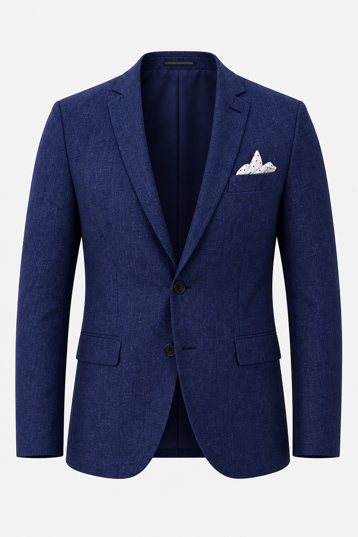 Costume homme deux pièces lin business décontracté élégant été