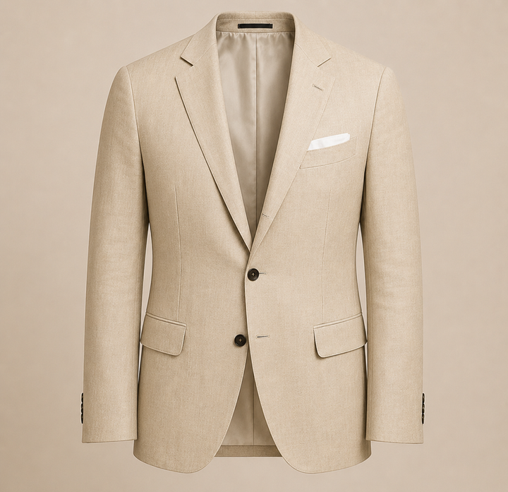 Blazer homme coupe structurée élégant bureau mariage cérémonie