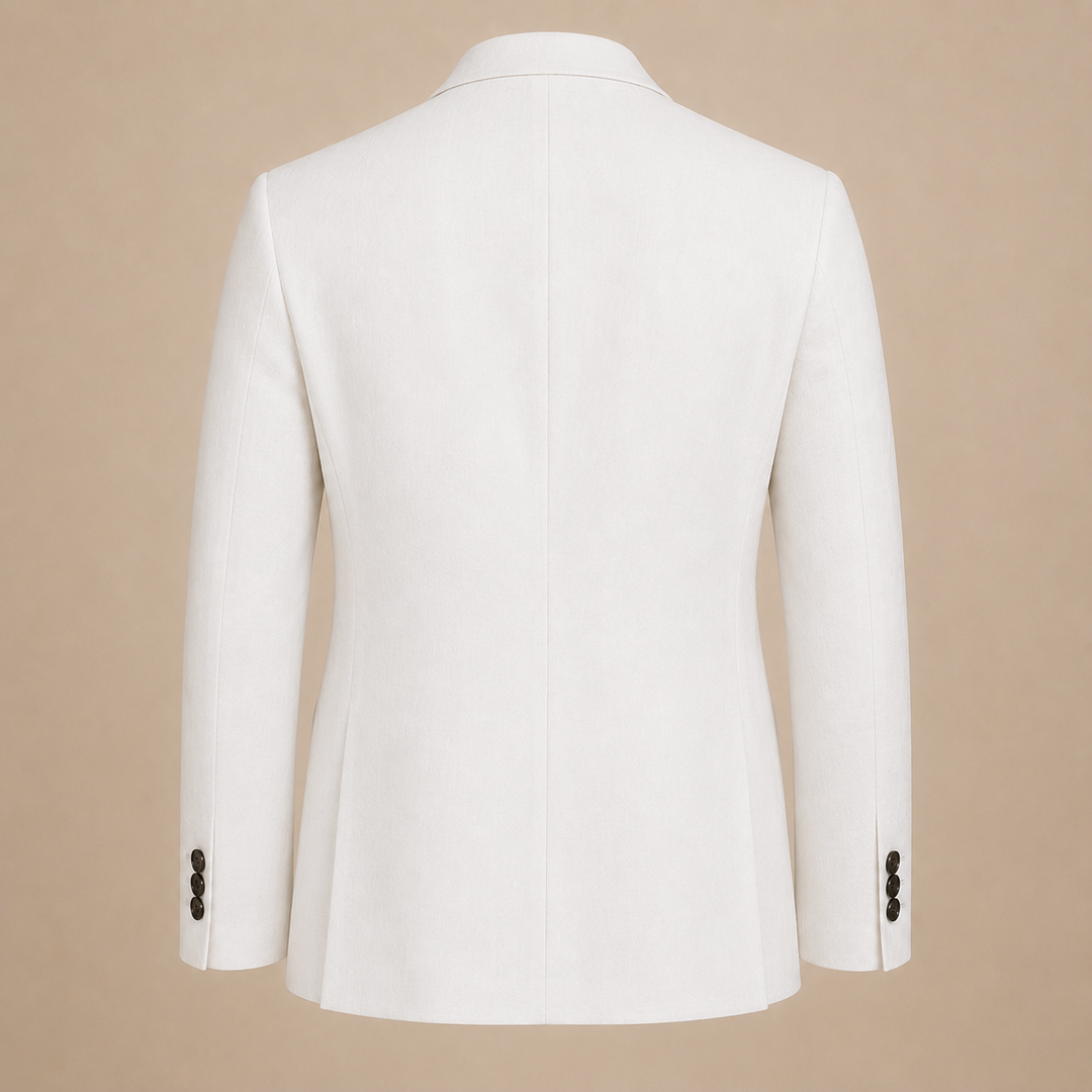 Blazer homme coupe structurée élégant bureau mariage cérémonie