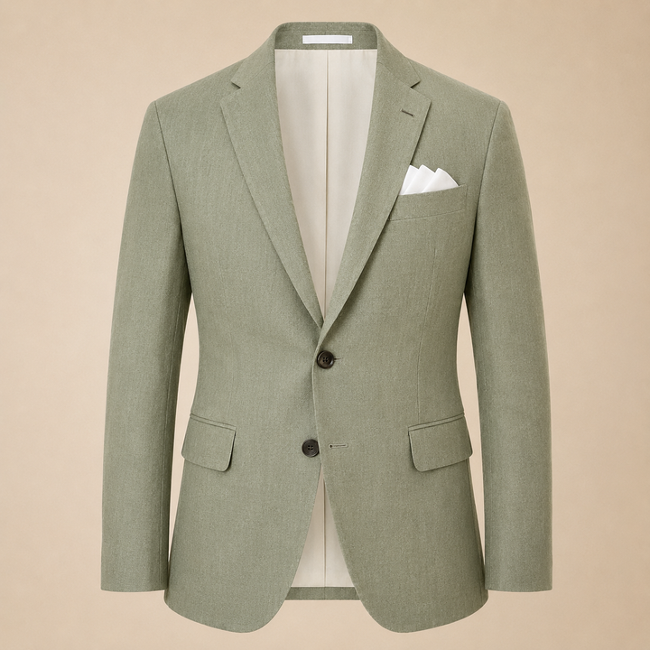 Blazer homme coupe structurée élégant bureau mariage cérémonie