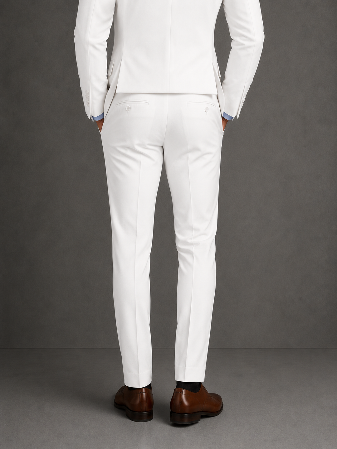 Costume homme mariage croisé deux pièces élégant