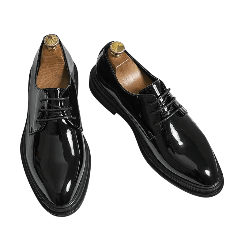 Chaussures habillées pour hommes, derbies à lacets, bout pointu 1