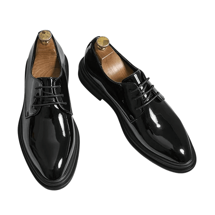 Chaussures habillées pour hommes, derbies à lacets, bout pointu 1