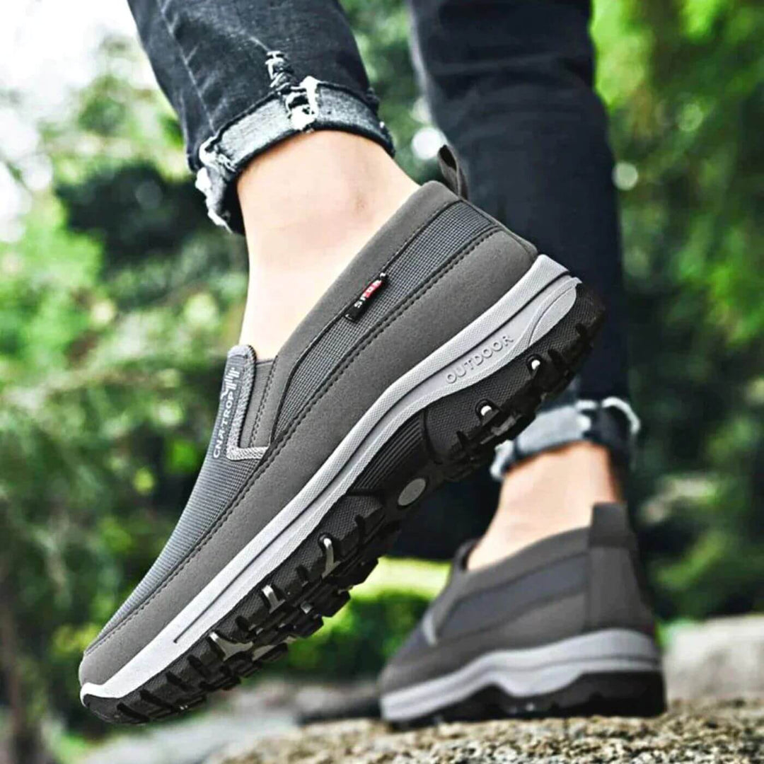 Chaussures orthopédiques confortables à enfiler pour hommes | Chaussures de marche à largeur large 5