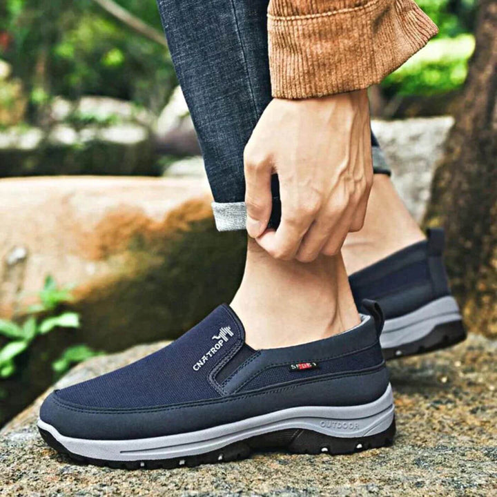 Chaussures orthopédiques confortables à enfiler pour hommes | Chaussures de marche à largeur large 6