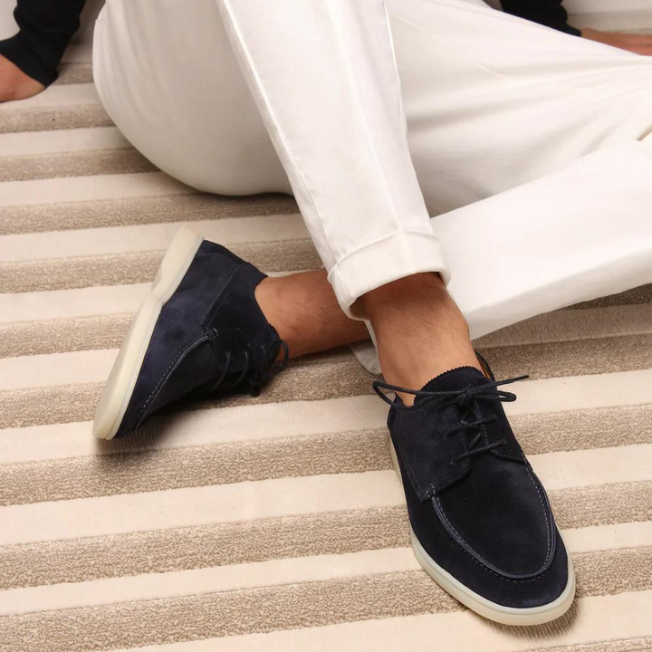 Chaussures pour hommes | à lacets et bout arrondi 0