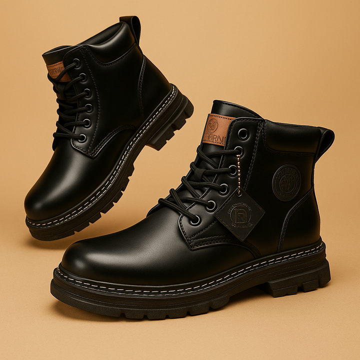 Bottines homme montantes semelle antidérapante automne