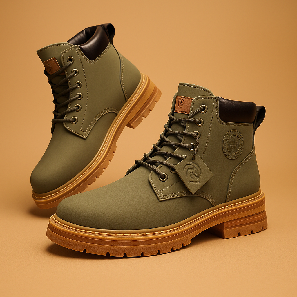 Bottines homme montantes semelle antidérapante automne