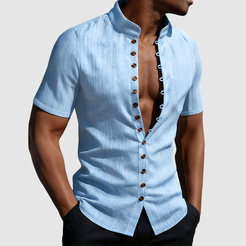 Chemise Cody pour homme à col mandarin 1