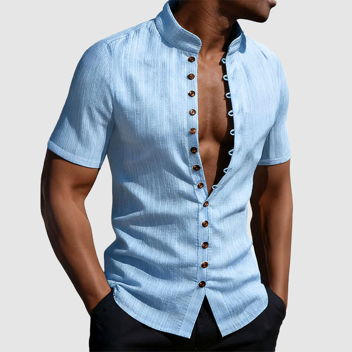 Chemise Cody pour homme à col mandarin 1
