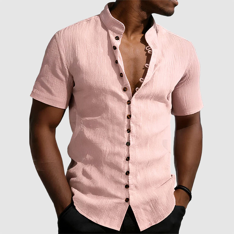 Chemise Cody pour homme à col mandarin 2