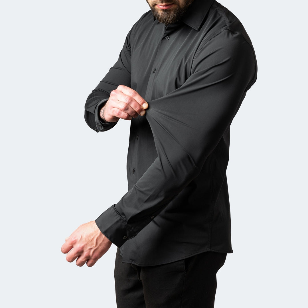 Chemise blanche pour homme - Extrêmement extensible et sans repassage 0