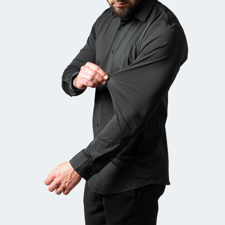 Chemise blanche pour homme - Extrêmement extensible et sans repassage 0